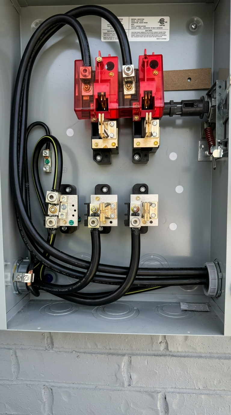 Service entrance wiring