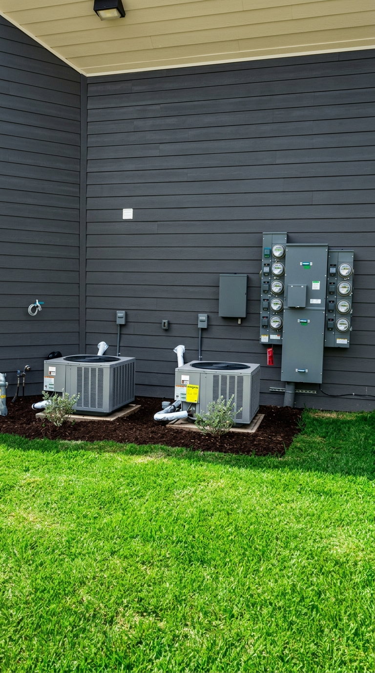 Exterior AC install